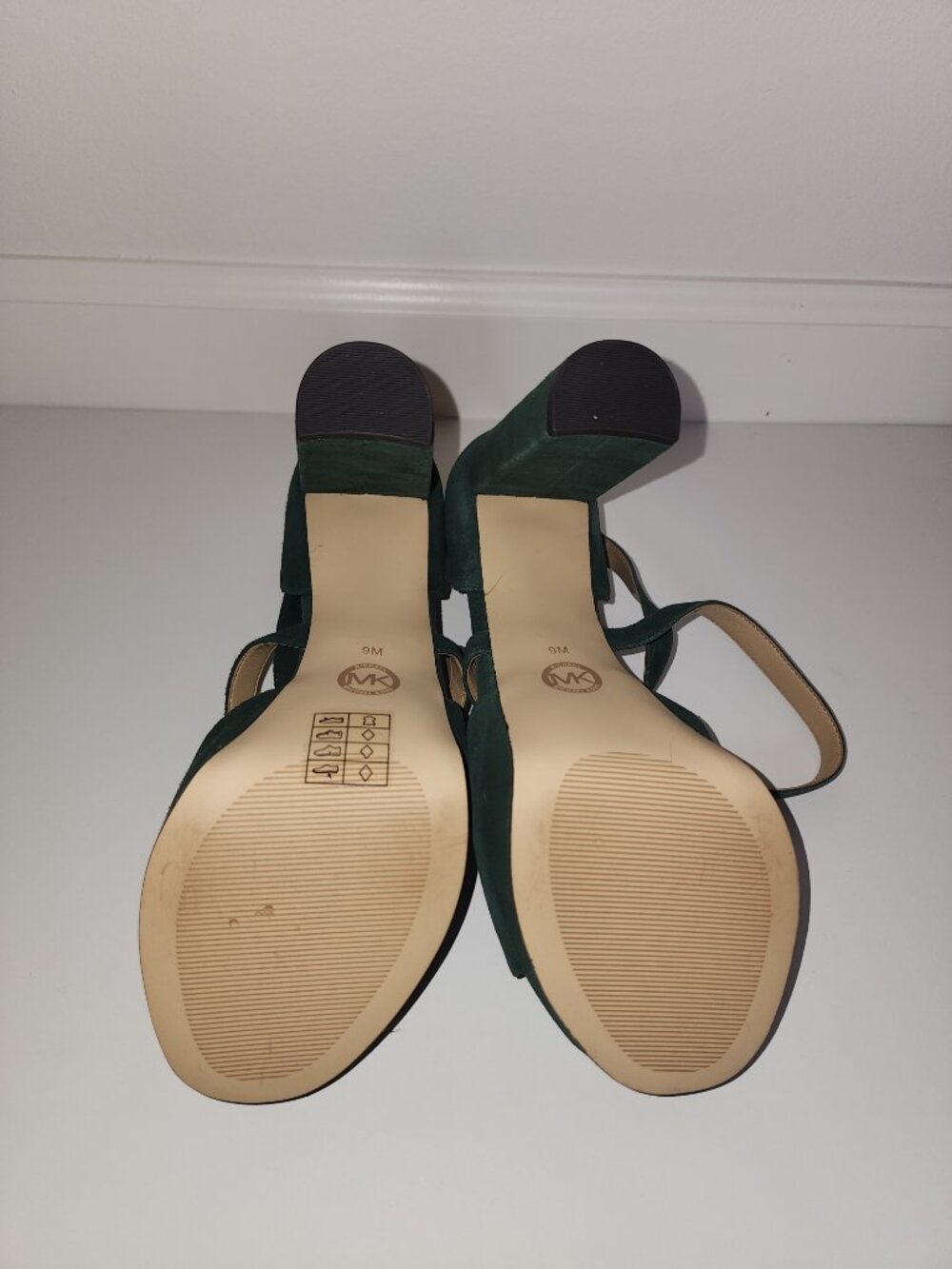 Michael Kors Marais Platform Sude Shoe, Green Size 9 - Picture 3 of 6